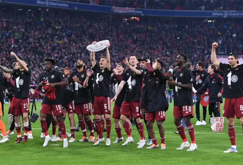 Bayern consiguió su décima liga consecutiva Bayern consiguió su décima liga consecutiva