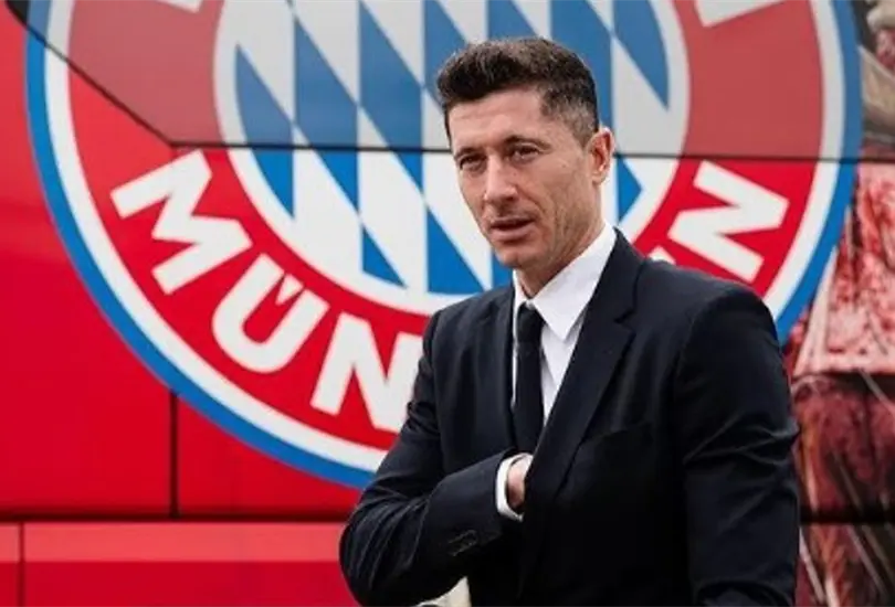 Lewandowski juega en el Bayern desde 2014 Lewandowski juega en el Bayern desde 2014