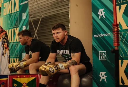 Saúl Canelo Álvarez se prepara para su siguiente combate.