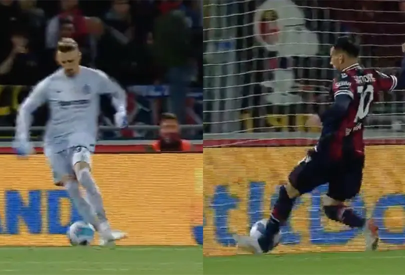 Ionut Radu, portero del Inter, le regal&oacute; el gol del triunfo al Bologna