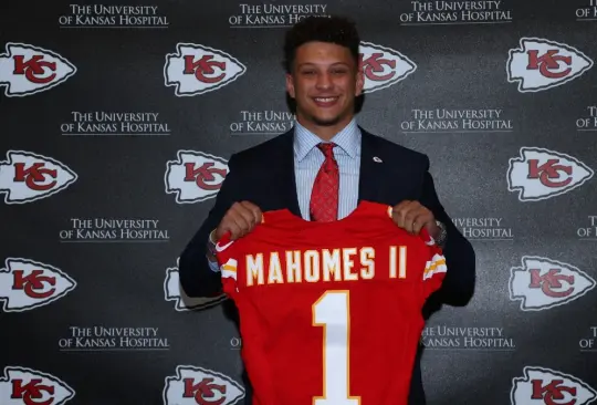 Patrick Mahomes es uno de los tantos jugadores que fueron parte del NFL Draft