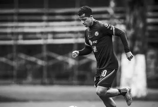 GIovani Dos Santos en entrenamiento con América.