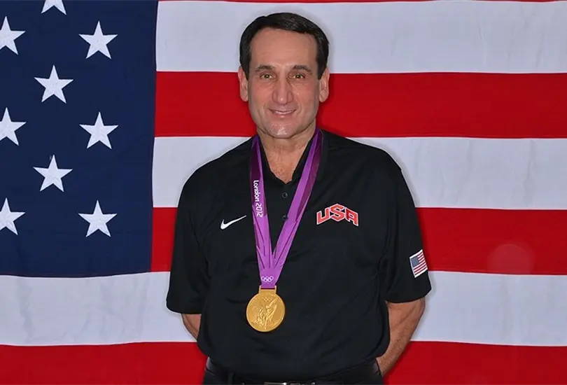 Mike Krzyzewski gan&oacute; 3 oros con la Selecci&oacute;n de basquetbol varonil de Estados Unidos