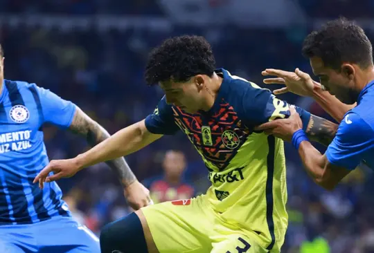 América y Cruz Azul empataron a cero en el Azteca.