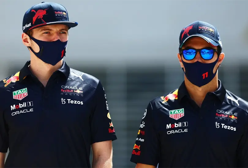 Checo P&eacute;rez dijo que &eacute;l y Max Verstappen tuvieron mala suerte