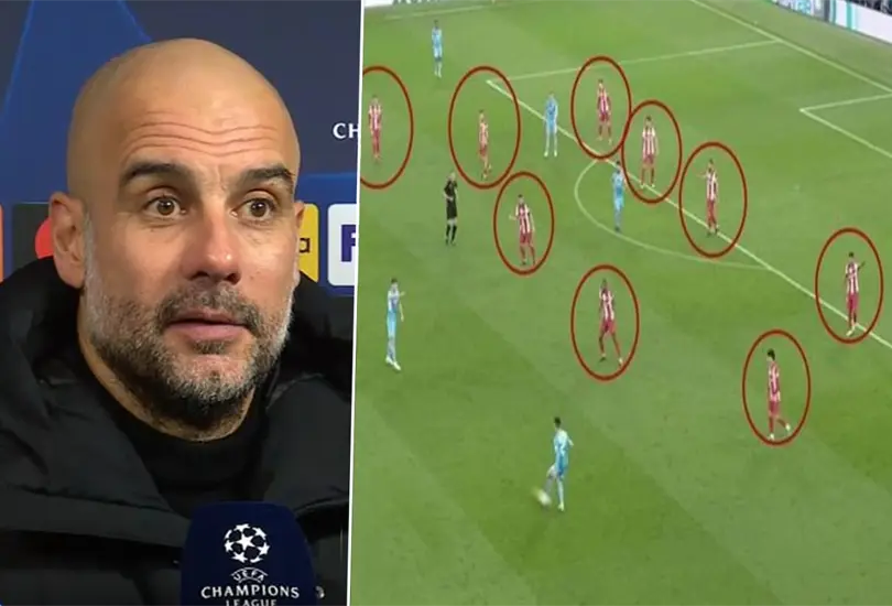 Guardiola destac&oacute; el estilo defensivo del Atleti