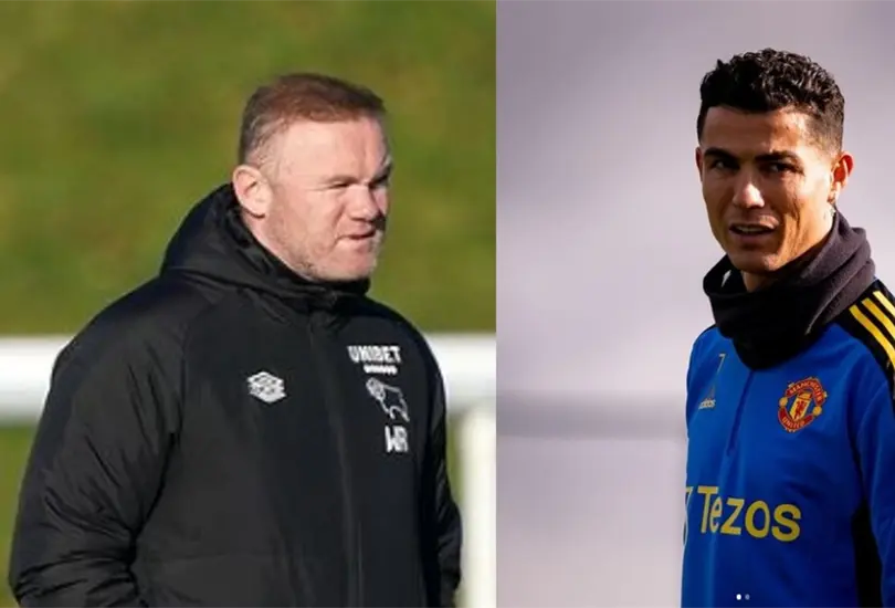 Rooney y Cristiano fueron compa&ntilde;eros en el Manchester