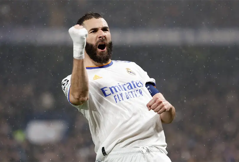 Karim Benzema igualó una marca histórica del Real Madrid Karim Benzema igualó una marca histórica del Real Madrid