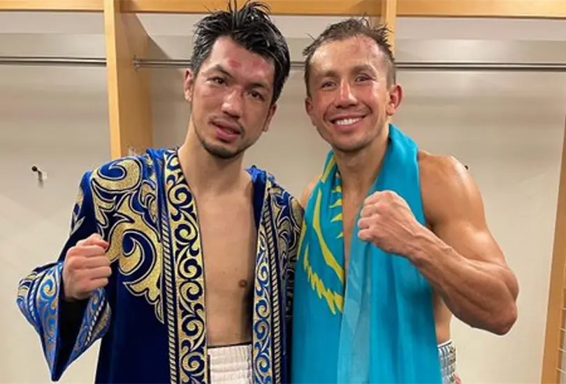 Murata junto a Golovkin