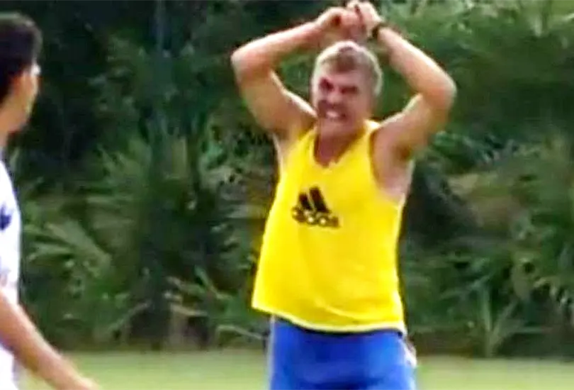 Ferretti se enoj&oacute; con sus jugadores