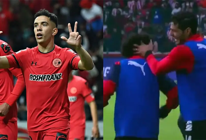 Chivas la cruzazulea ante Toluca; Brise&ntilde;o y Huerta pelean tras empate