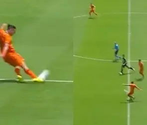 Jugador del Houston Dynamo mete GOLAZO desde media cancha