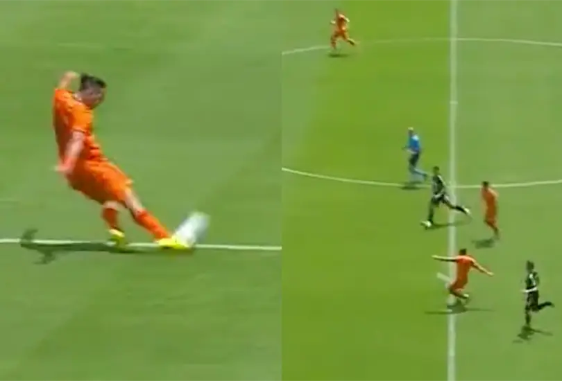 Sebasti&aacute;n Ferreira anot&oacute; un golazo de media cancha en el Houston Dynamo vs Austin FC