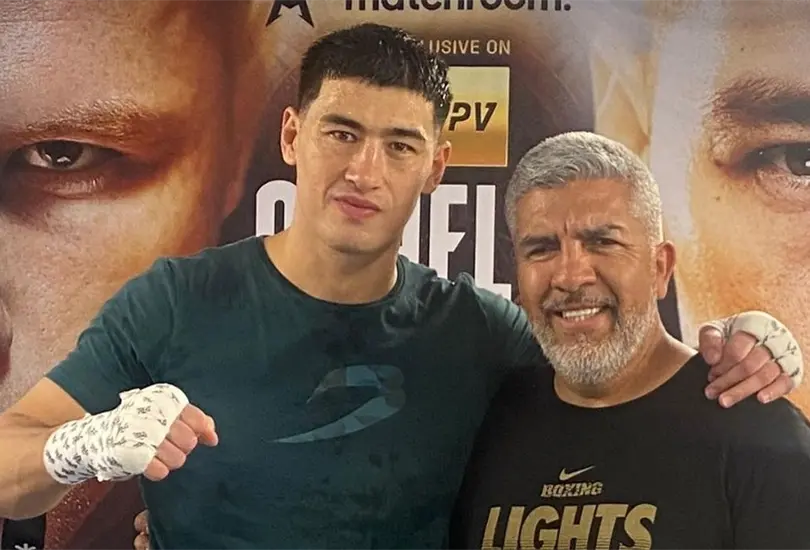 Joel D&iacute;az trabaj&oacute; con Dmitry Bivol para su pelea con Canelo &Aacute;lvarez