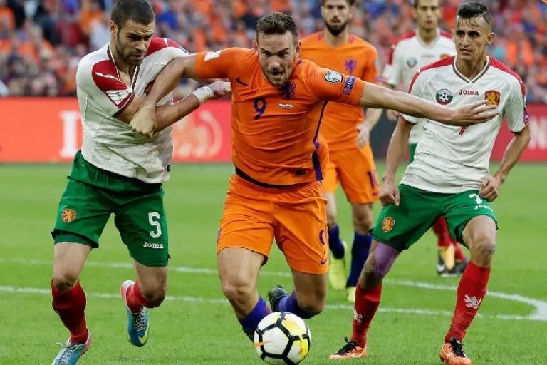 Vincent Janssen en el Holanda vs Bulgaria - Twitter @OnsOranje
