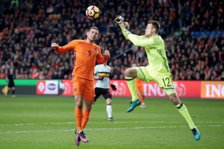 Vincent Janssen jugó varios partidos con Holanda entre 2016 y 2017 - Twitter @OnsOranje