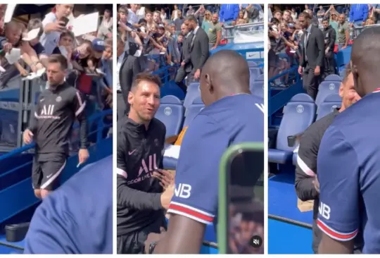 Khaby Lame visitó a Lionel Messi en el Parc des Princes. Khaby Lame visitó a Lionel Messi en el Parc des Princes.
