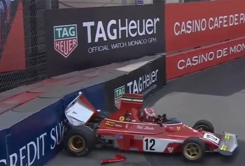 Charles Leclerc choc&oacute; el monoplaza que us&oacute; Niki Lauda para ganar en la F1