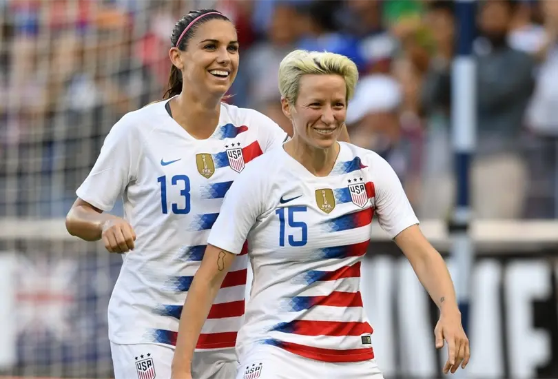 Megan Rapinoe ha estado involucrada en el proceso de igualdad salarial. Megan Rapinoe ha estado involucrada en el proceso de igualdad salarial.