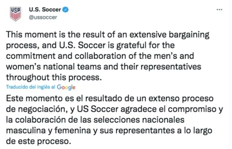 El mensaje que colocaron en sus redes.