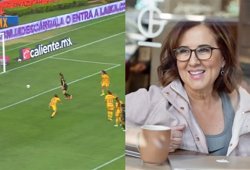 Geo Gonz&aacute;lez desat&oacute; pol&eacute;mica en el Tigres Femenil vs Am&eacute;rica Femenil.