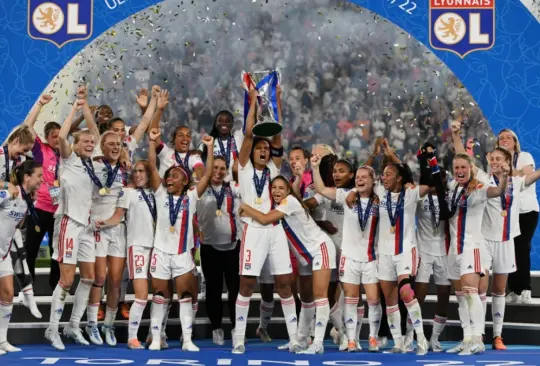 El equipo femenil del Lyon se llevo la Champions League 2021-2022.