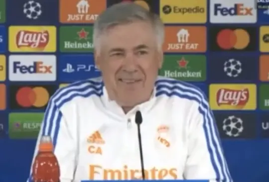 Carlo Ancelotti dio una explicación táctica que desató risas en la sala de prensa al mencionar a un jugador gordo