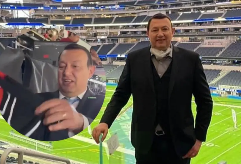 Antonio de Vald&eacute;s estuvo presente en la final de ida Atlas vs Pachuca.