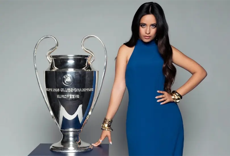 Camila Cabello estará presente en la Final de Champions League. Camila Cabello estará presente en la Final de Champions League.