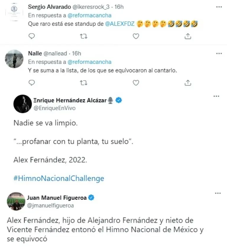 Alex Fernández fue señalado en las redes sociales. Foto: Captura de pantalla.