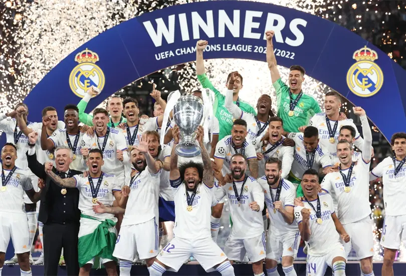 Real Madrid levant&oacute; su d&eacute;cimo cuarta Champions League 