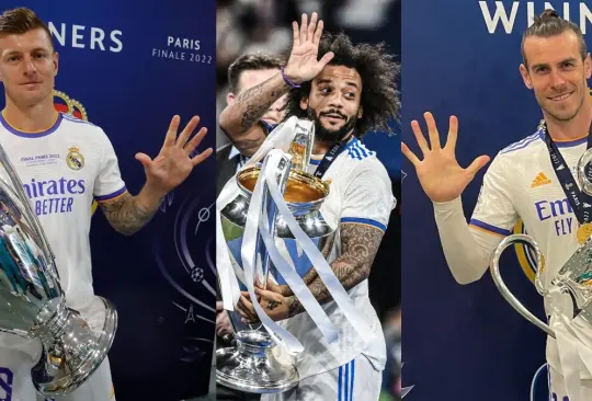 Varios veteranos del Real Madrid ya suman cinco Champions en su palmarés.