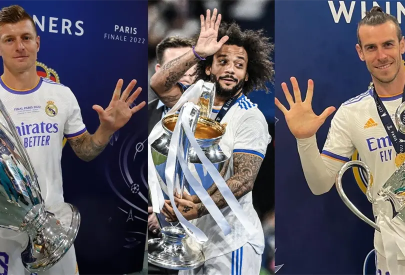 Varios veteranos del Real Madrid ya suman cinco Champions en su palmar&eacute;s.