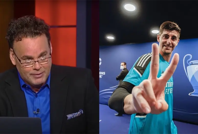 David Faitelson arremeti&oacute; contra el Real Madrid y Thibaut Courtois sali&oacute; a defender a su equipo