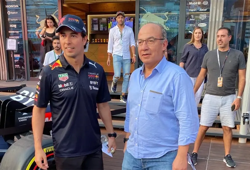 El Expresidente de México estuvo presente en la celebración de Checo Pérez en Mónaco El Expresidente de México estuvo presente en la celebración de Checo Pérez en Mónaco