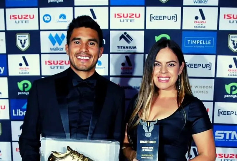 Ulises D&aacute;vila lleg&oacute; al futbol australiano en 2019 para militar con el Wellington Phoenix. 