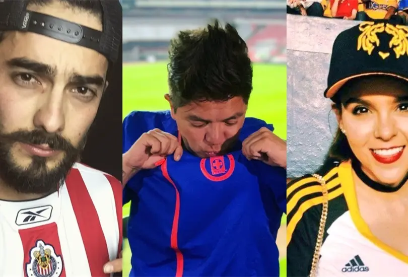 &iquest;A qu&eacute; equipo le van los youtubers m&aacute;s famosos o reconocidos de M&eacute;xico?