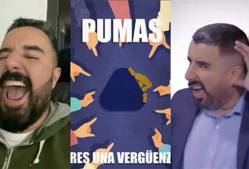 &Aacute;lvaro Morales se burl&oacute; de los Pumas de arriba a abajo.