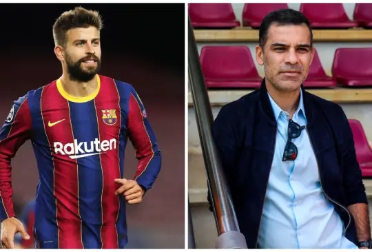 Gerard Piqué compartió cancha con Rafa Márquez. Gerard Piqué compartió cancha con Rafa Márquez.