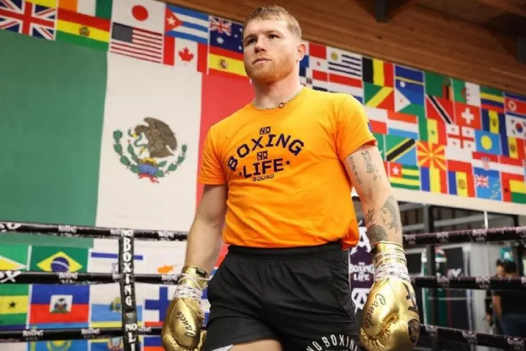 'Canelo' Álvarez en el gym del 'Canelo Team'. (@canelo)