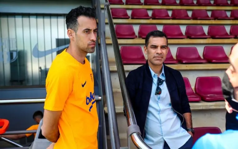 Rafa Márquez estuvo de visita en Barcelona. (@FCBarcelona)