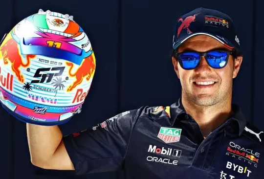 Checo Pérez y otros pilotos presentaron cascos con diseños especiales para el GP de Miami Checo Pérez y otros pilotos presentaron cascos con diseños especiales para el GP de Miami