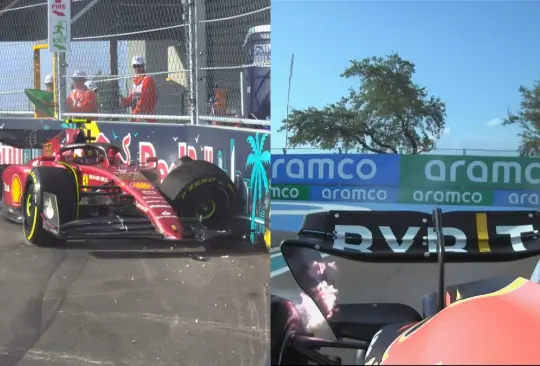 Carlos Sainz Jr. y Max Verstappen protagonizaron los momentos más llamativos de las prácticas del GP de Miami