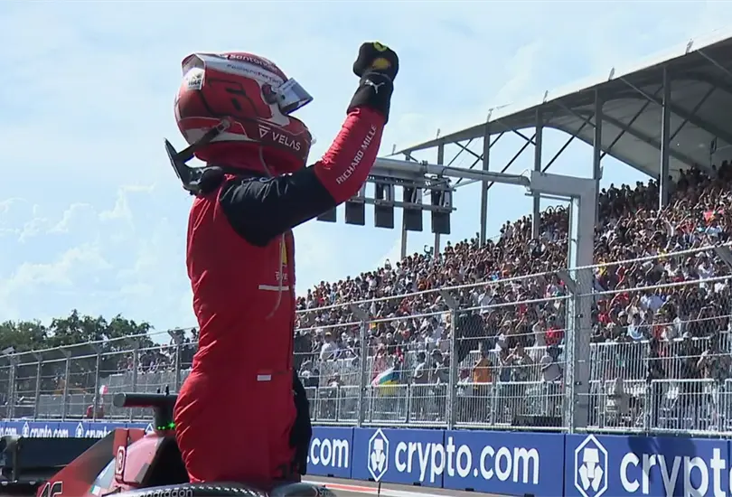 Leclerc se llev&oacute; la pole position y su compa&ntilde;ero Carlos Sainz el segundo puesto rumbo al GP de Miami