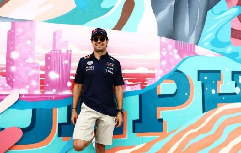 Sergio 'Checo' Pérez terminó cuarto en el GP de Miami. (@schecoperez)