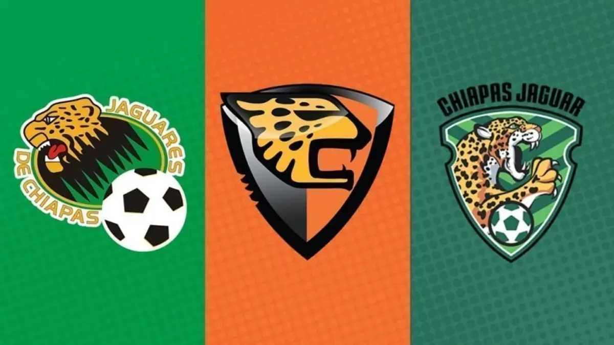 Los míticos Jaguares de Chiapas presentaron tres modificaciones en su escudo. Desde el que que incluía la pelota de futbol, hasta el último que le daba más énfasis al jaguar.