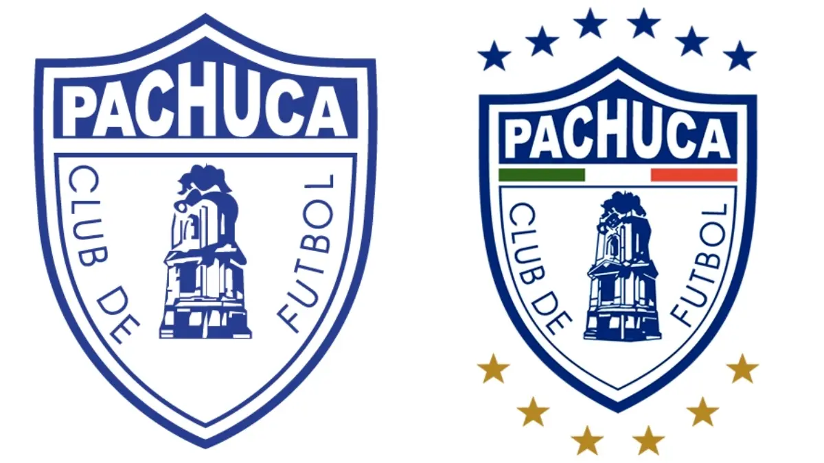 Pachuca decidió agregar estrellas de títulos nacionales e internacionales además de cambiar el tono en su color y agregar los colores de la bandera de México.