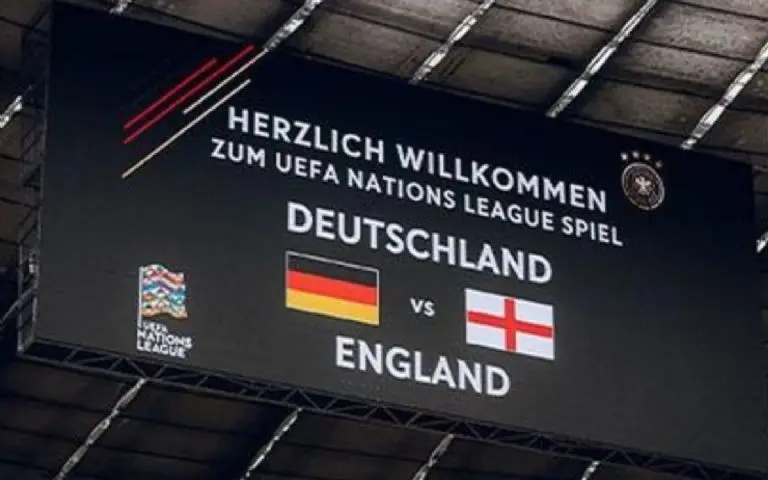 Anuncio del Alemania vs Inglaterra - @dfb_team