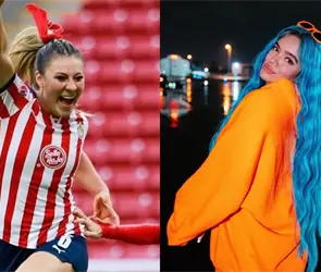 Karol G dedica emotivas palabras Karol Bernal, jugadora de Chivas Femenil