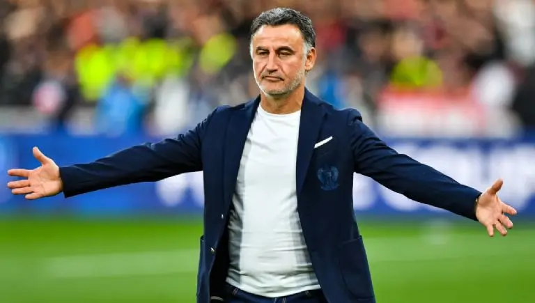 Galtier durante la última temporada con el Niza (@ogcnice)